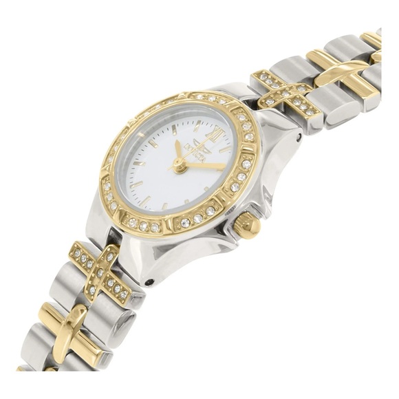 Invicta Women's Wildflower 0133 Gold Stainless-Steel Swiss Quartz Fashion Watch - Picture 3 of 4